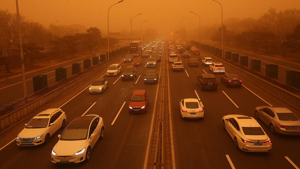 Schwere Sandstürme überziehen Peking und Nordchina