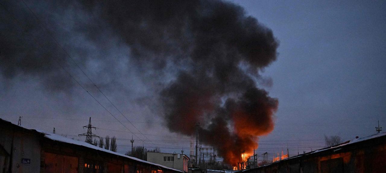Erneuten Luftangriff auf Kiew mit mindestens drei getöteten und weitere verletzte