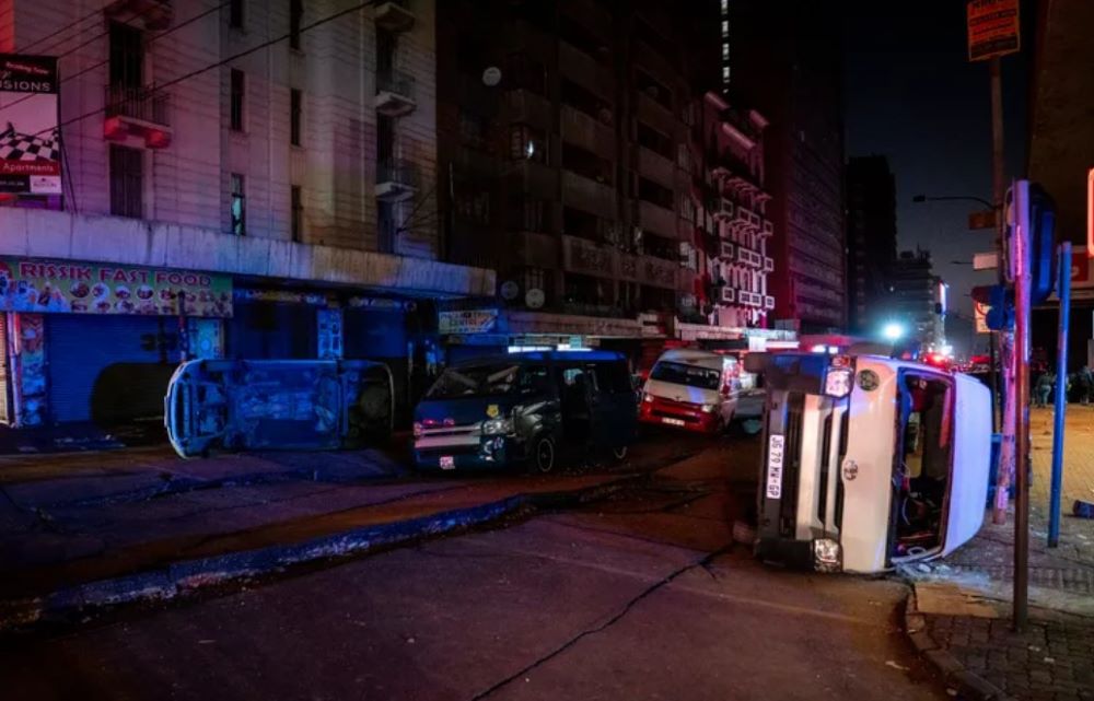 Gasexplosion in der Innenstadt von Johannesburg - Ein Toter und 48 verletzte