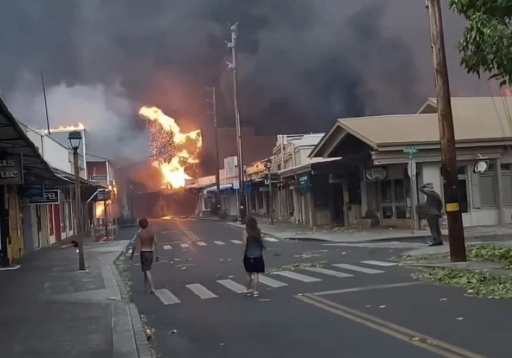 Hawaii: Waldbrände überraschen Maui und verbrennen eine historische Stadt