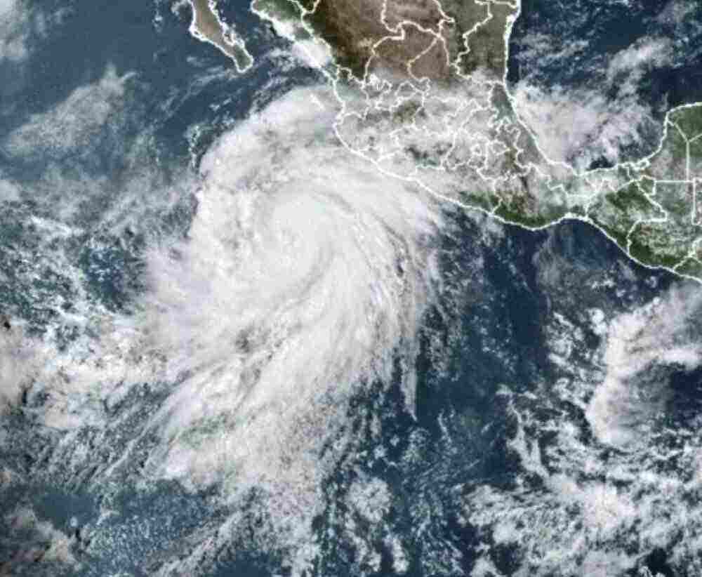 Hurrican Hilary schwächt sich zu einem Hurrikan der Kategorie 1 ab