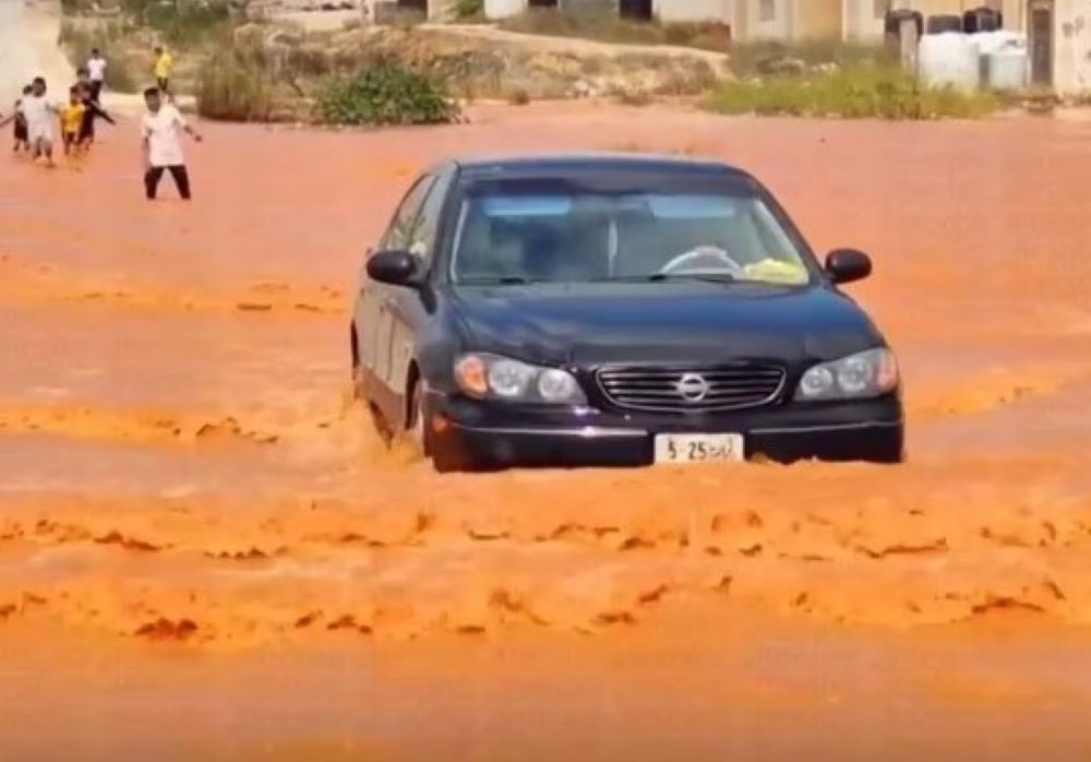 Überschwemmungen in Libyen befürchten das 2.000 Menschen ums Leben gekommen sind