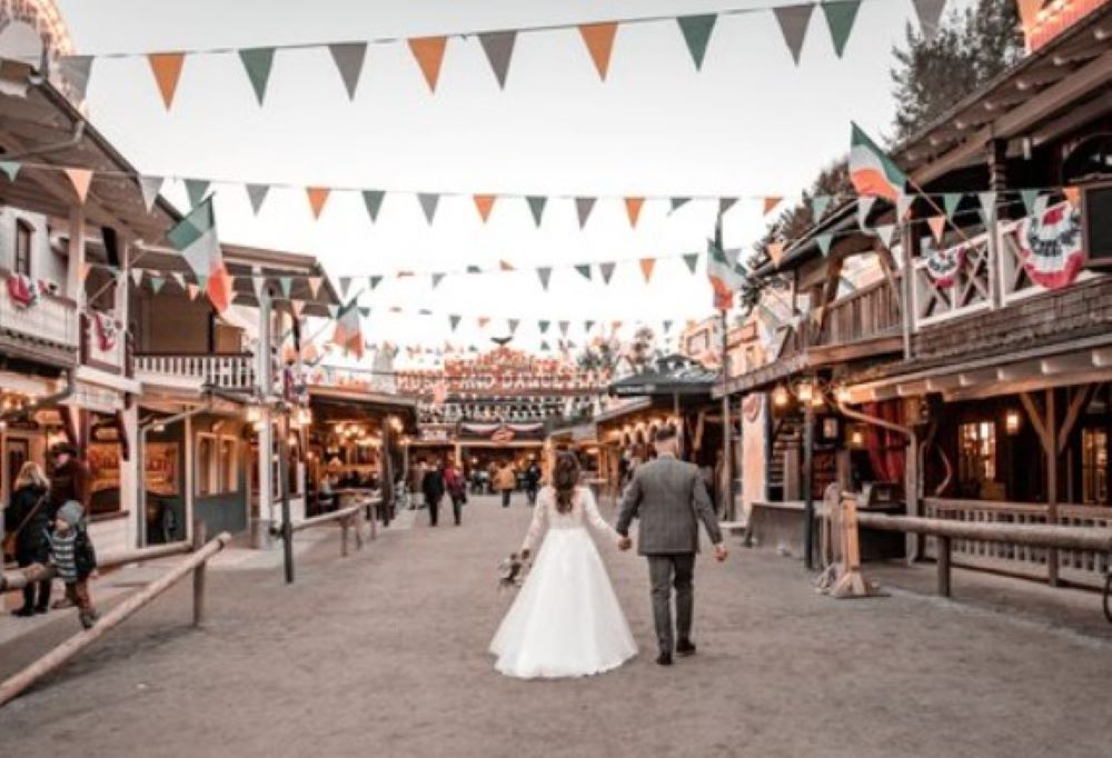 Westernstadt "Pullman City" in Bayern steht in Flammen