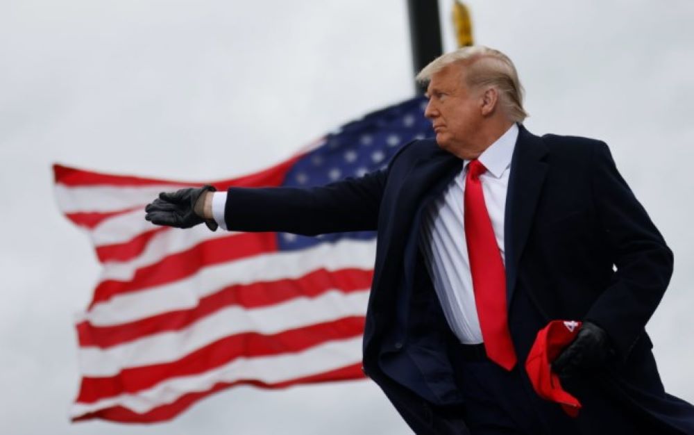 Trump verschärft seine düstere Rhetorik in seiner Wahlrede