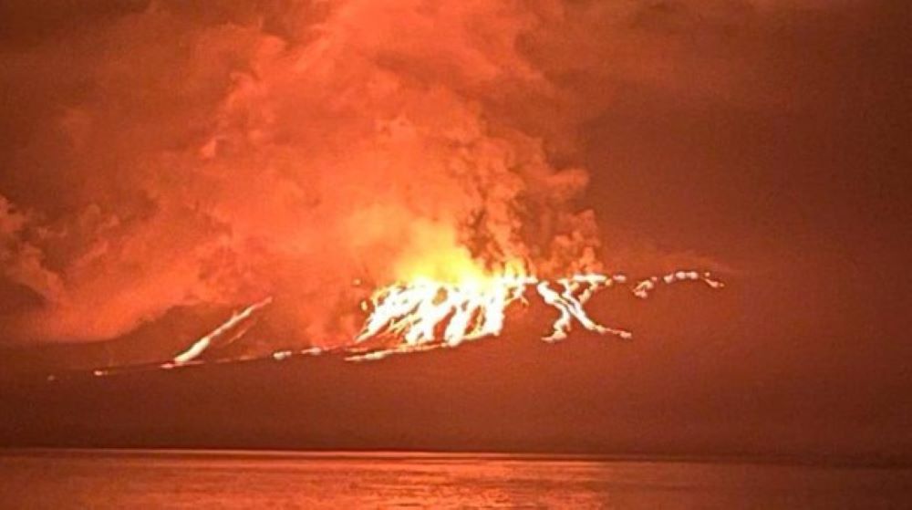 Vulkan auf unbewohnter Galápagos-Insel ausgebrochen