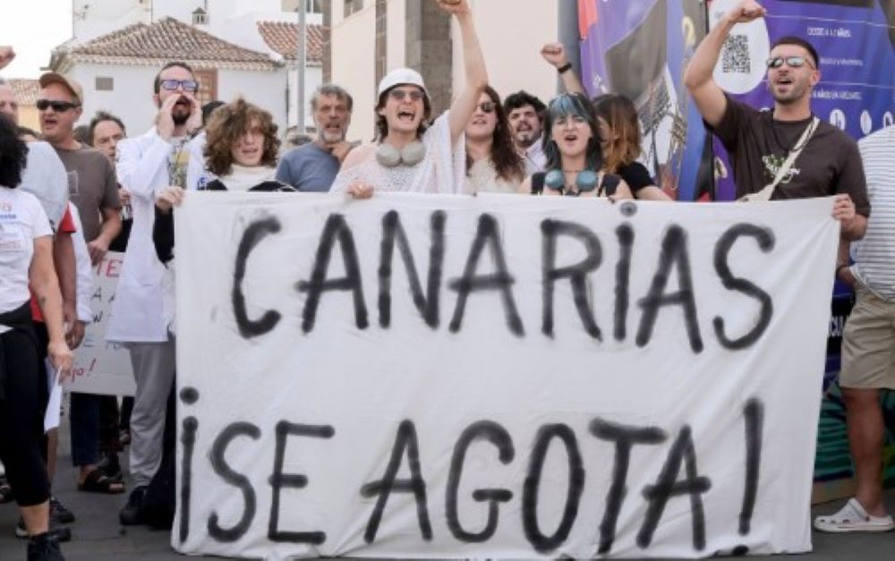 Kanarischen Inseln: Demonstrationen unter dem Motto "Die Kanarischen Inseln haben eine Grenze"